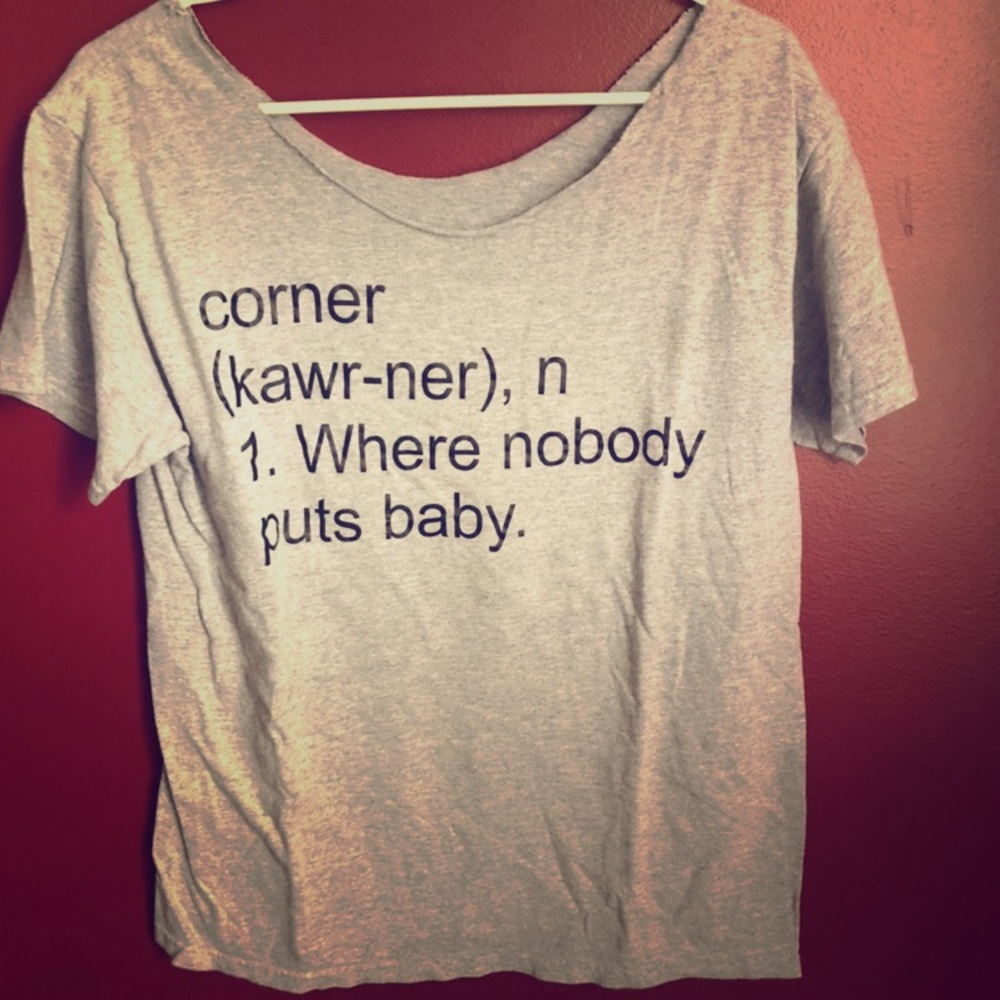 Dirty Dancing Slogan Crop Top